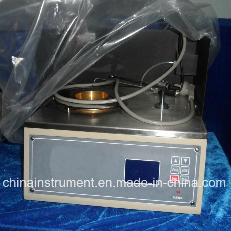 Semi-Auto Petroleum Products Coc Cleveland Open Cup Flash Point Tester