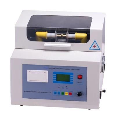 Htjy-80A Big Discount En 60156 Automatic Dielectric Strength Insulating Oil Breakdown Voltage Bdv Tester