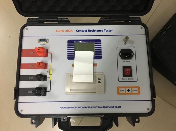 Gdhl-200 High-Voltage Circuit Breaker Contact Resistance Tester