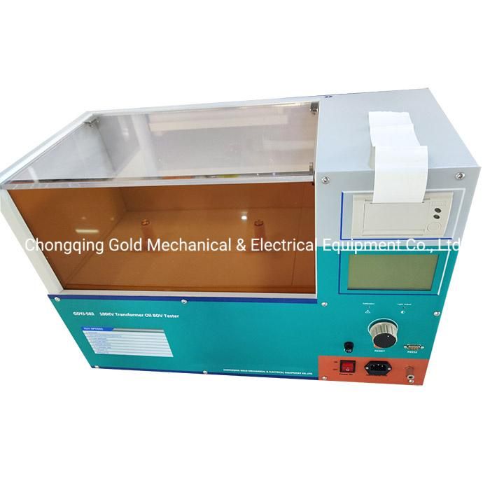 Gdyj-502 Automatic Insulating Oil Tester for Dielectric Strength Test Set
