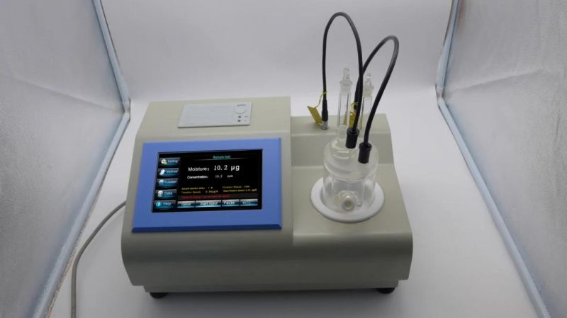 Full-Digital Automatic Volumetric Water Content Karl Fischer Moisture Analyzer