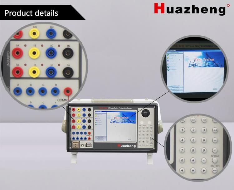 Commissioning Tools Current Sources 6 Phase Relay Protection Testing Device