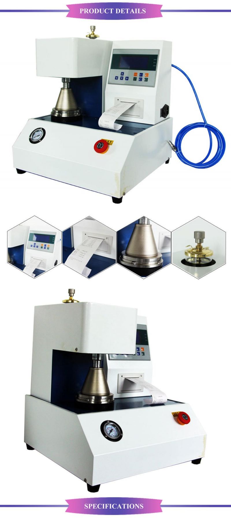 Electric Equipment Bursting Strength Tester for Paper Paperboard