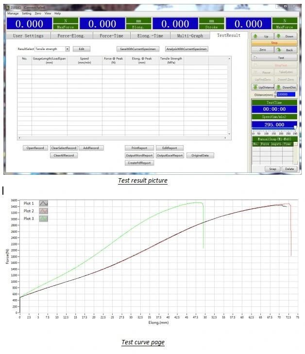 Microcomputer Type Long Travel Tensile and Compression Testing/Test Machine