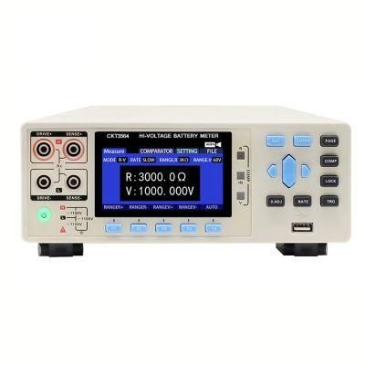 Ckt3564 Wide Measuring Range Battery Meter for Mobile Phones 200ah Battery Tester