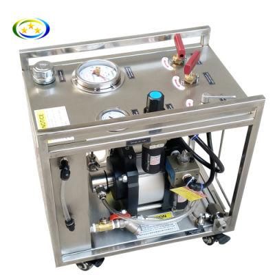 Terek Brand Portable Air Driven Water Pressure Testing Pumps Hydrostatic Test Bench Hydraulic Pressure Station