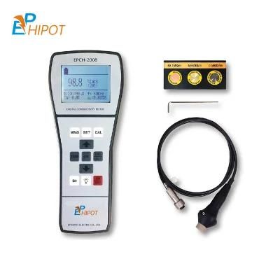 Ep Hipot Electric Eddy Current Conductivity Test Equipment Digital Metal Conductivity Tester