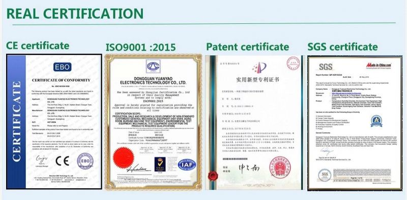 PVC Labels UV Resistance Test Chamber