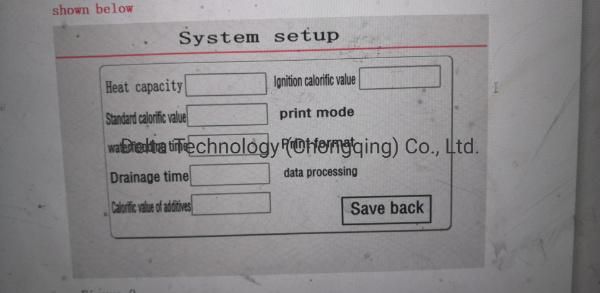 ISO1716 Material Combustion Heat Testing Calorific Value Tester