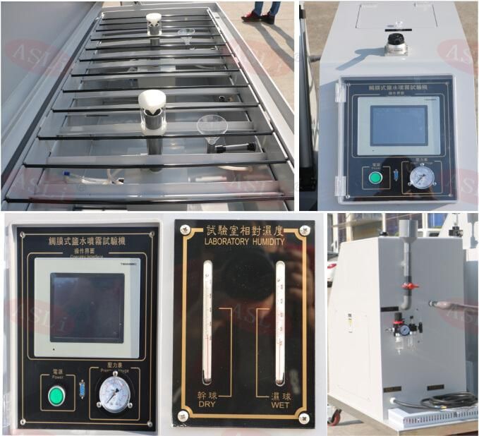 Programmable Touch Screen Control Industrial Salt Spray Fog Test Chamber for Testing Coating LED