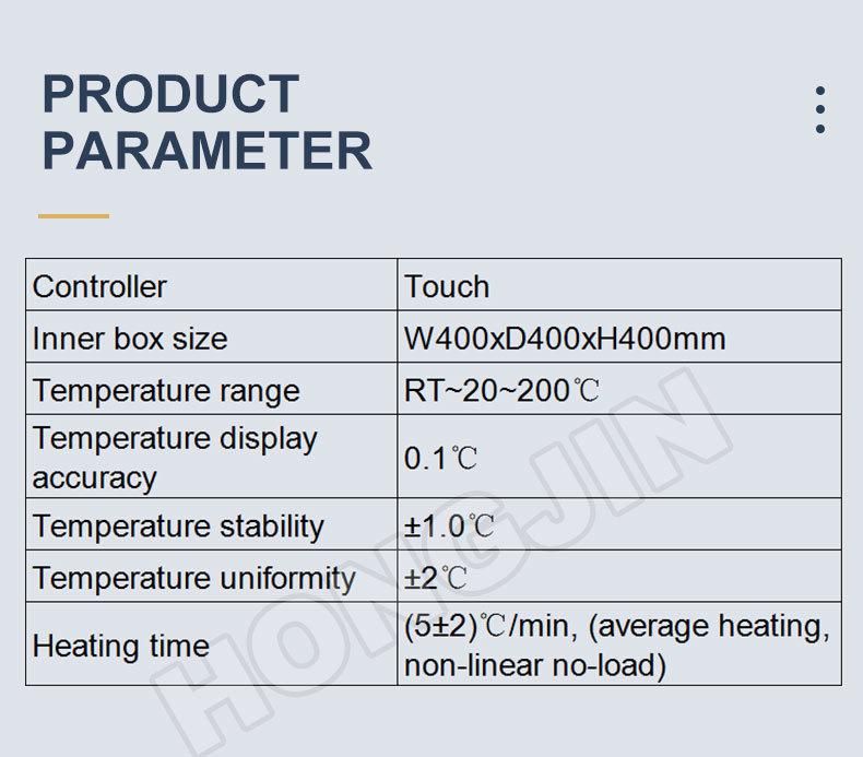 Hj-2 Laboratory High Temperature Battery Thermal Shock Testing Tester Machine