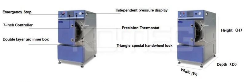 Hast Highly Accelerated Temperature Humidity Pressure Climatic Test Chambers
