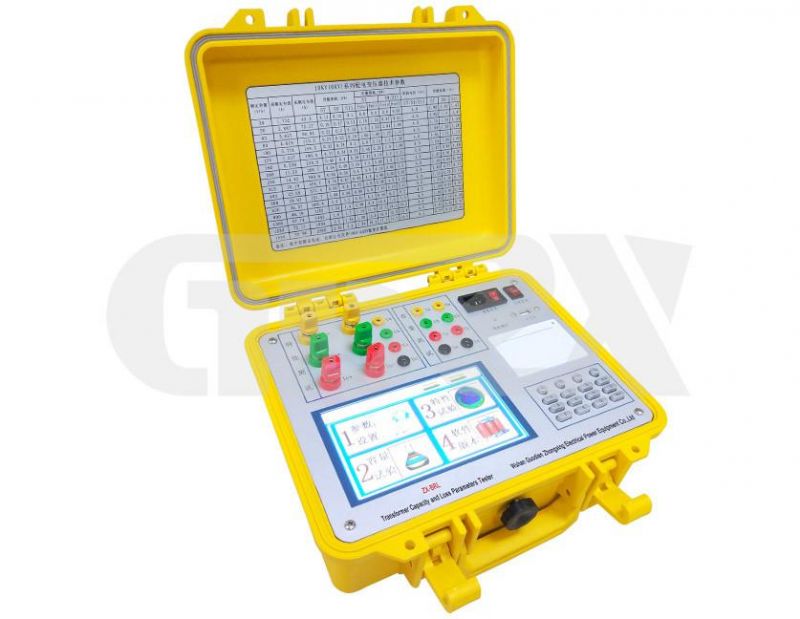 Power Distribution Transformer Capacity and Loss Parameters Tester
