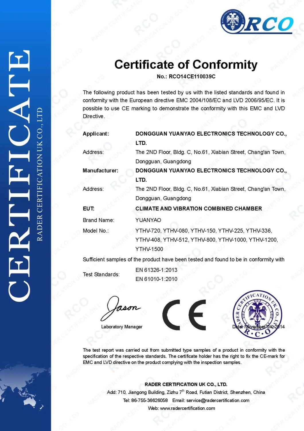 Temperature Humidity and Vibration Combined Test Chamber