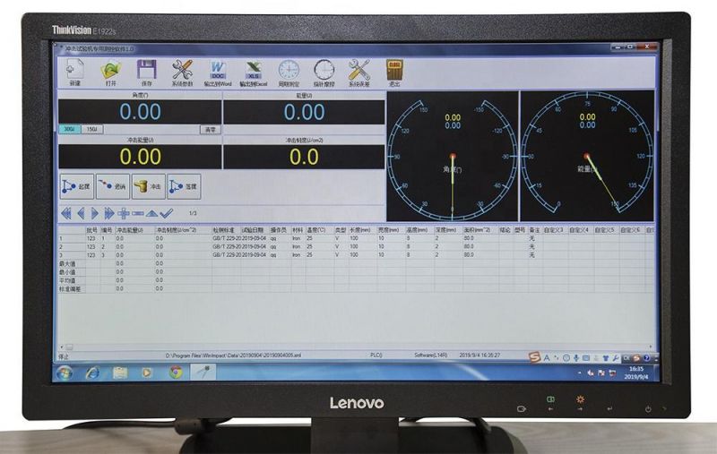 Jbw Series Microcomputer Controlled Charpy Metal Impact Testing Machine for Laboratory