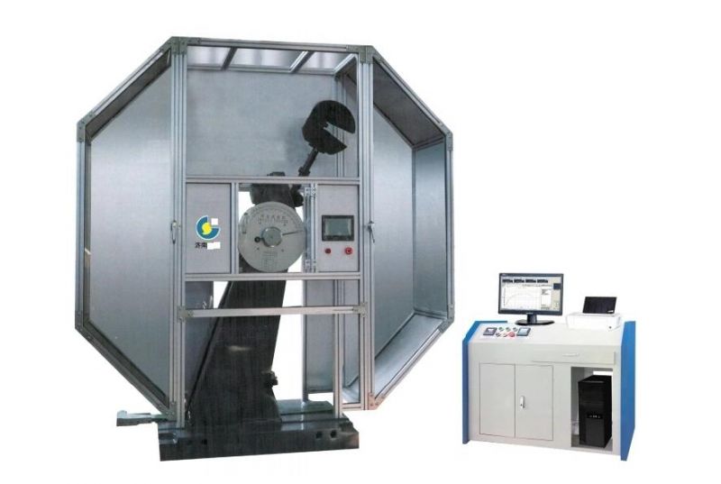 Digital LCD Panel Control Material Specimen Impact Testing Machine with 300j 500j 750j Capacity