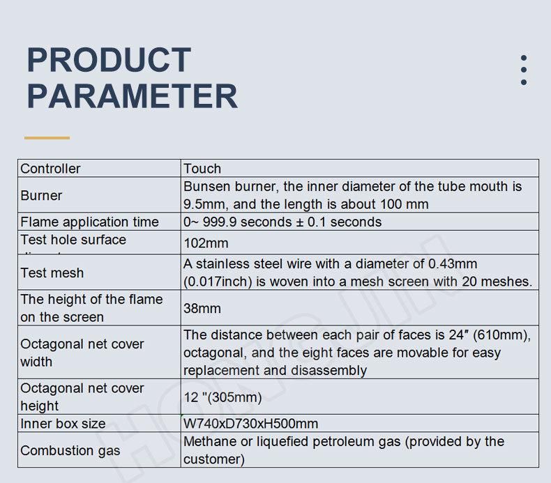 Hj-7 Burning Lithium Battery Test Chambers Battery Combustion Test Chamber