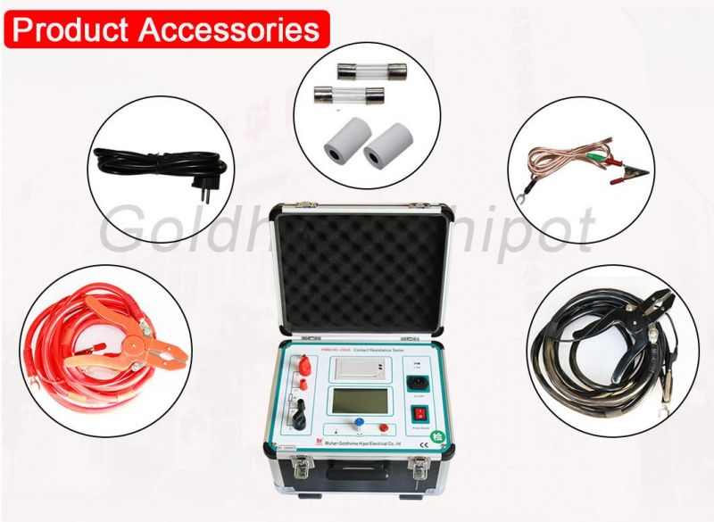 Hmdq Goldhome Hipot 100A 200A Loop Contact Resistance Tester Price