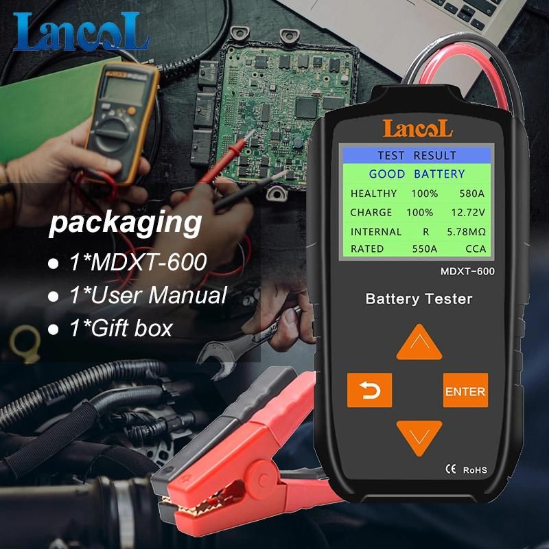 Battery Voltage and Internal Resistance Tester