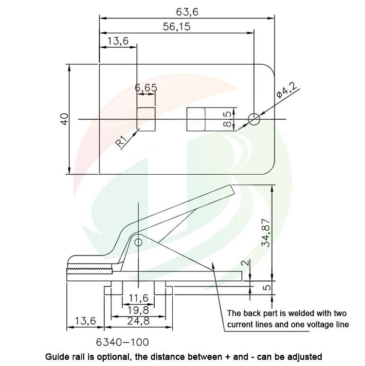 100A Pouch Cell Clamp for Battery Testing