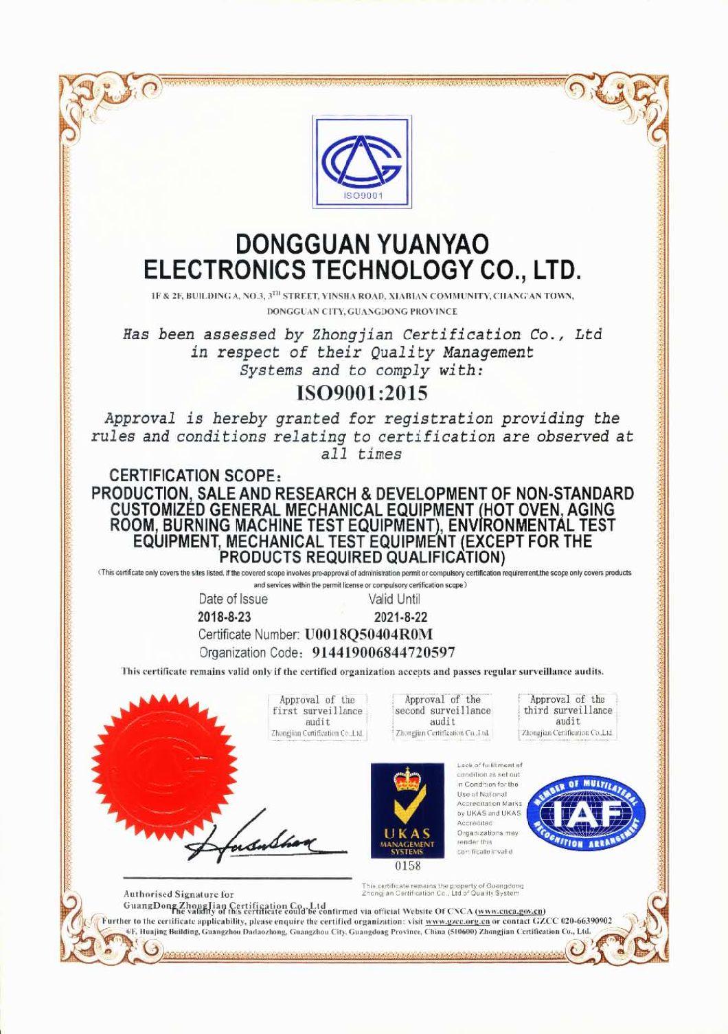 Laboratory Electronic Screen Fatigue Aging Testing Machine
