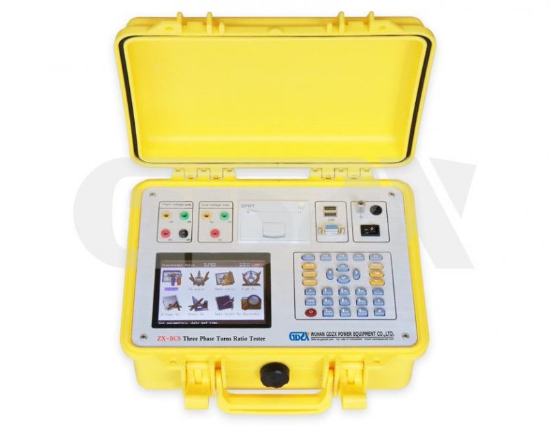 Portable Automatic 0.1 Accuracy High Speed Transformer Turns Ratio Tester For Site
