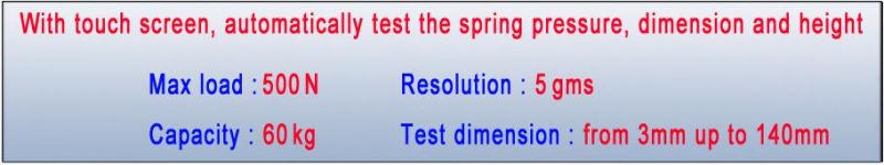 Spring Test System, Spring Endurance Test System