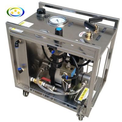Terek 10-4000bar High Pressure Air Driven Liquid Pumps Pressurized Hydrostatic Test Bench