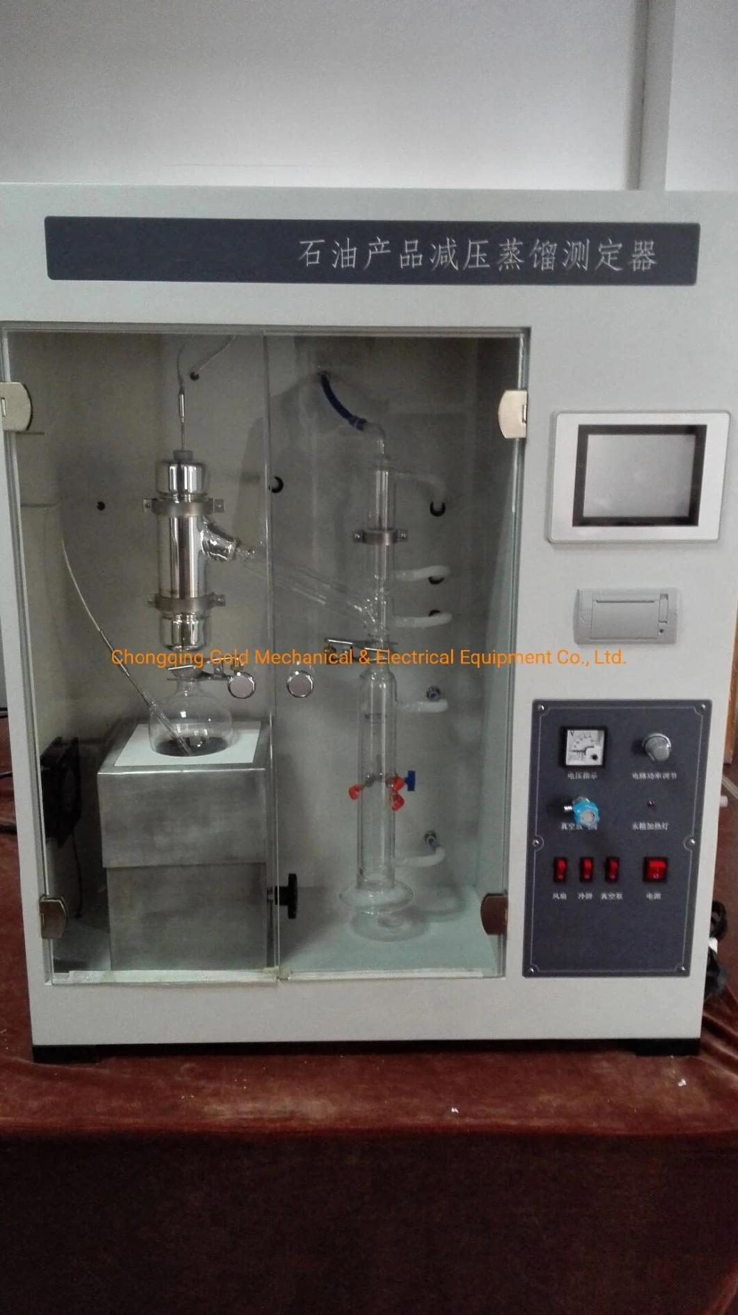 Automatic Industry Waste Lube Oil Laboratory Vacuum Distillation Equipment ASTM D1160