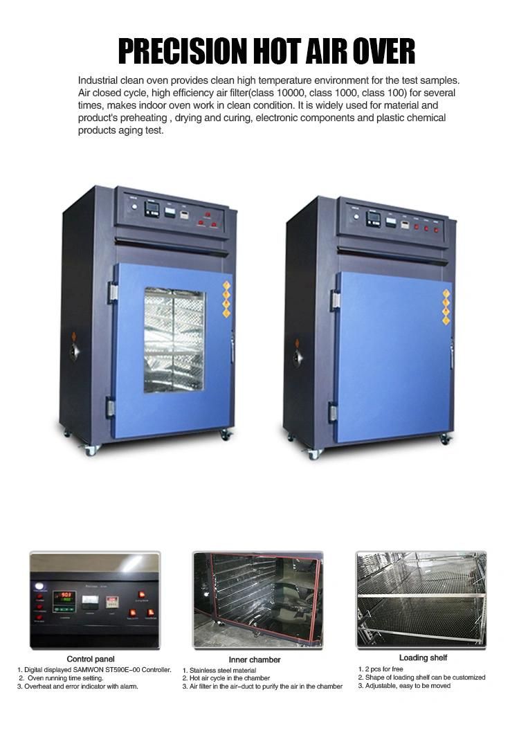 Dustproof Class 100 Heating Drying Tester Three-Layer Clean Oven