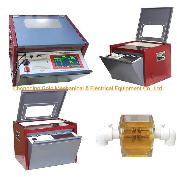 LCD Touch Screen 80kv Transformer Oil Dielectric Strength Tester Insulating Oil Bdv Tester