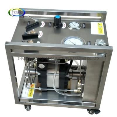 Terek Brand 10-50000psi High Pressure Hydrostatic Liquid Booster Pump Test Bench Hydraulic Pump Unit Testing Machine