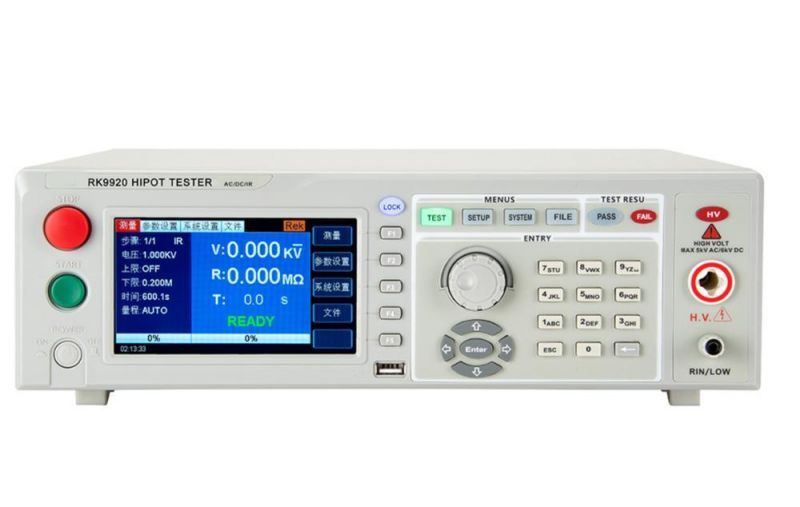 Programmable Withstand Voltage Test AC 5kv & DC 6kv Hipot Tester