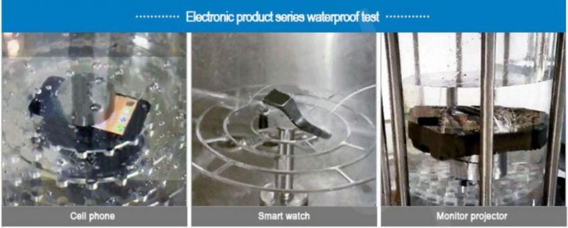 SUS 304 Stainless Steel Electronic Washing Machine Water Spray IP Ipx34 Rain Test Chamber