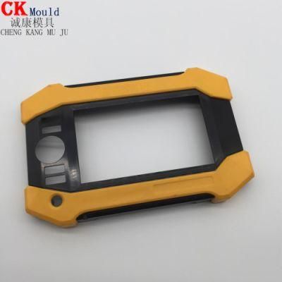 Plastic Injection Mould Overmold Yellow and Red PC+ABS Industrial Test Instrument Housing