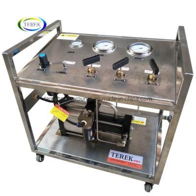 Terek Brand Best Price 200 Bar Stainless Steel Oxygen Gas Booster Pump Stand for Filling Oxygen Tank