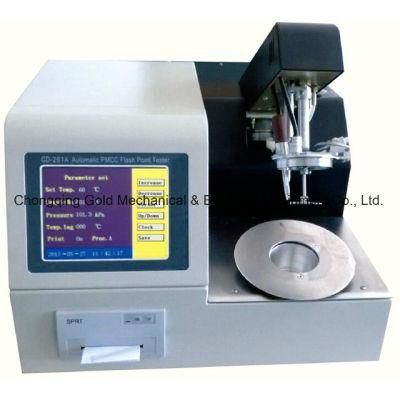 Gd-261A ASTM D93 Automatic Pensky-Martens Closed-Cup Flash Point Tester for Petroleum