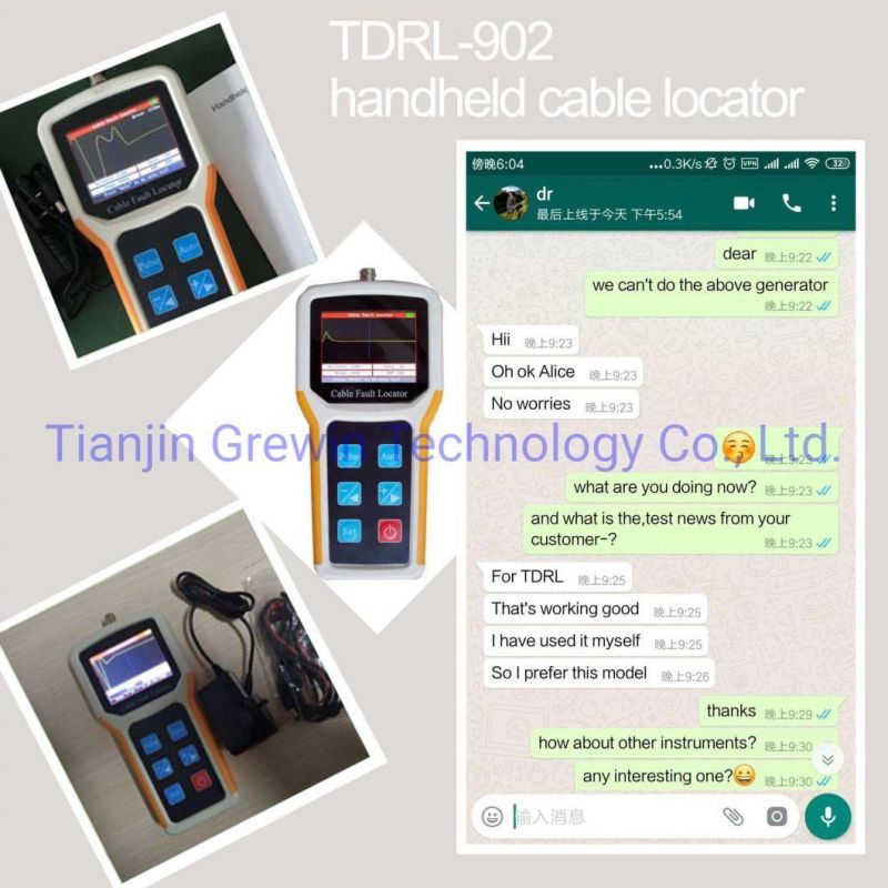 Identification Mode Tdr Telecom Telemetrics Cable Fault Locator