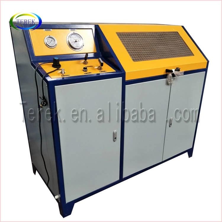 Pneumatic 10bar-6000 Bar High Pressure Hydraulic Pump Testing Machine