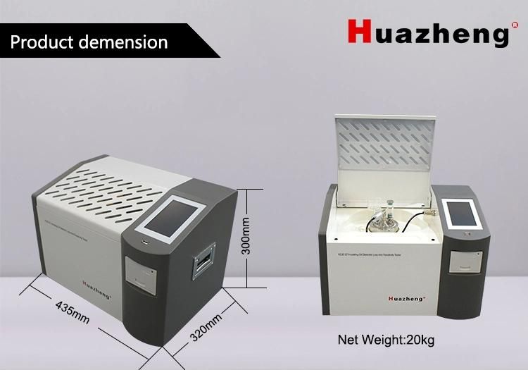 Insulating Oil Tangent Delta Test Equipment Dielectric Loss Resistivity Tester