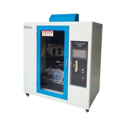 Hj-3 UL94 Horizontal Vertical Burning Combustion Testing Machine Flame Test Chamber Flammability Tester for Plastic
