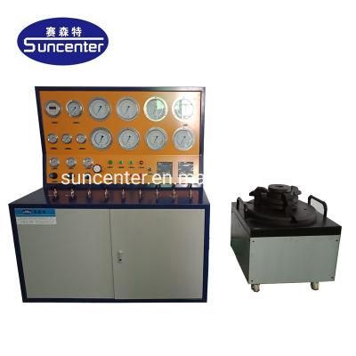 Suncenter Water Hydraulic Pressure Tester Bench for Valve Testing Manual Control