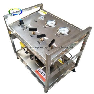 Terek Brand Best Price 500-800 Bar Output Gas Filling Booster Pump Station