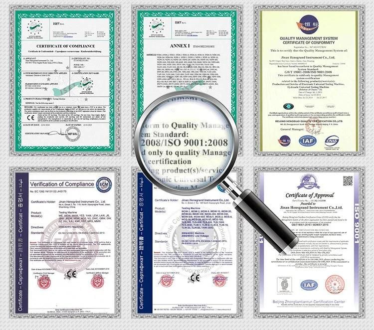 Waw-D Steel Tensile Compression Test Instrument