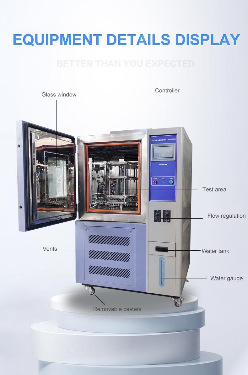 Hj-1 Ozone Aging Test Resistance Chamber Ozone Test Chamber Aging Chamber ASTM Rubber Plastic