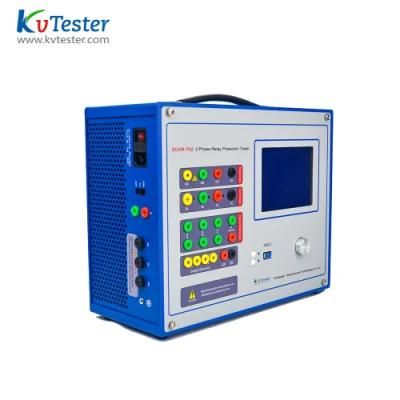 Secondary Current Injection Three Phase Relay Protection Microcomputer Test System