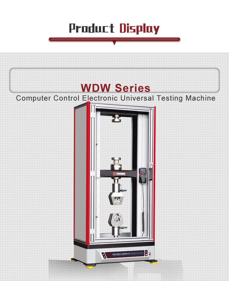 Wdw-20/50/100/200/300kn Computer Servo-Control Electronic Universal Tensile Strength Material Testing Machine