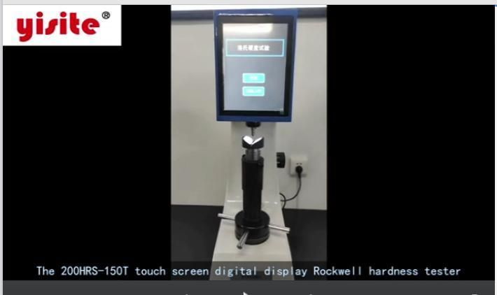 Test Force 150kgf Sample Height 200mm Touch Screen Digital Display Rockwell Hardness Tester with Printer