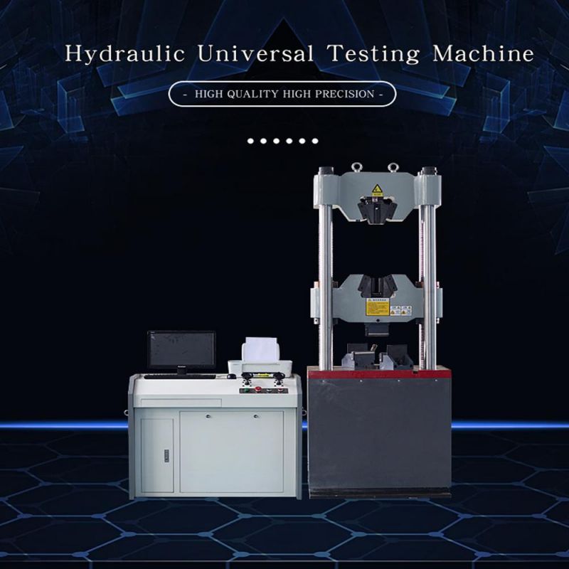 International Standard High-Precision Wew-300d/600d Hydraulic Universal Testing Machine for Laboratory