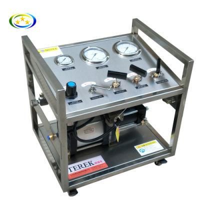 Terek High Pressure Pneumatic Driven Gas Booster System for Gas Leakage Test